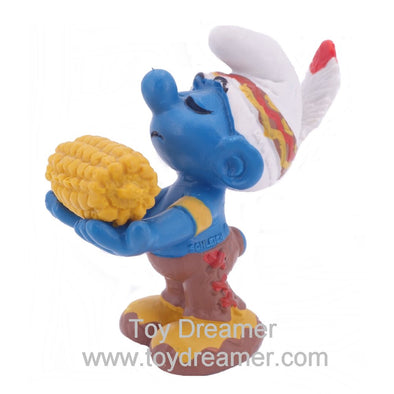 20197 Thanksgiving Corn Smurf Schleich Smurfs Figurine 
