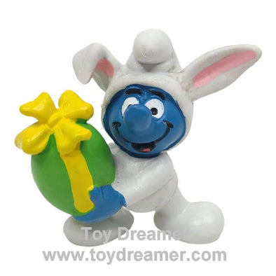 20496 Smurf in Easter Bunny suit Schleich Smurfs Figurine 