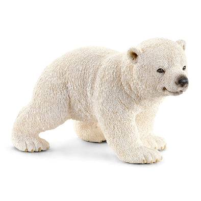 Schleich 14708 Polar Bear Cub, walking wild life figurine