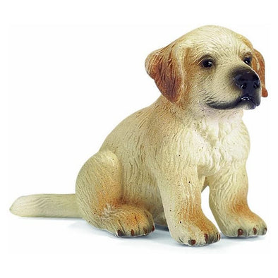 Schleich 16342 Golden Retriever Puppy sitting dog farm life figurine animal replica