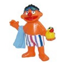 Sesame Street Sesame Street: Ernie with Rubber Ducky Toy Figure