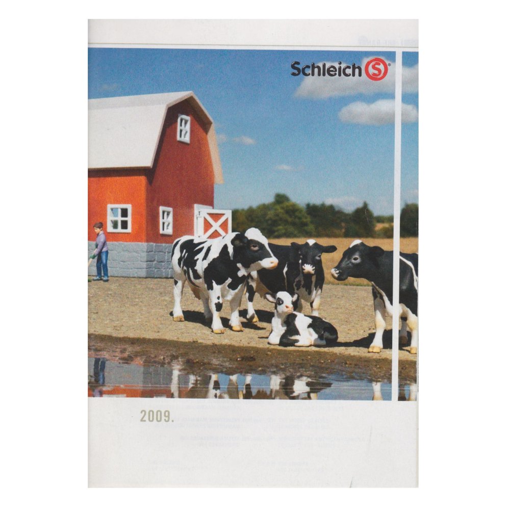 Schleich Catalog 2009 booklet detailing figurine releases for the year