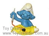 Smurf Tailor Smurf - Red Thread Schleich Smurfs Figurine 