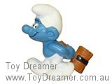 Smurf Sledgehammer Smurf - Light Brown Schleich Smurfs Figurine 