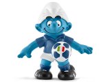 Smurf 20793 2016 Football Smurf: Italian Soccer Smurf Schleich Smurfs Figurine 