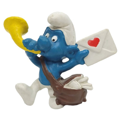 20031 Mailman Smurf Schleich Smurfs Figurine 