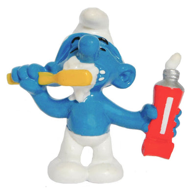20064 Toothbrush Smurf Short paste Schleich Smurfs Figurine 