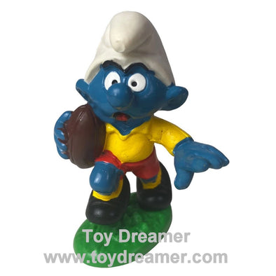 20065 Rugby Smurf Schleich Smurfs Figurine 