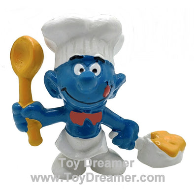 20073 Cook Smurf Red Bow Tie Schleich Smurfs Figurine 