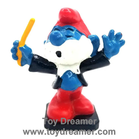 20092 Conductor Smurf Schleich Smurfs Figurine