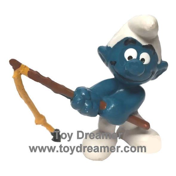 20101 Angler Smurf Schleich Smurfs Figurine 