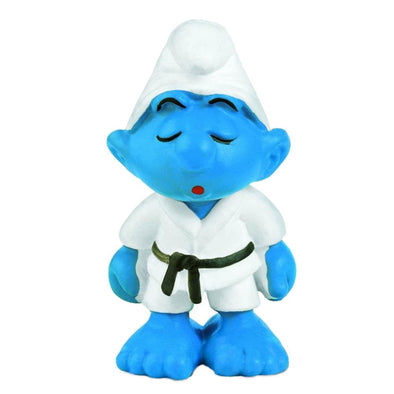 20134 Judo Smurf Schleich Smurfs Figurine retired karate