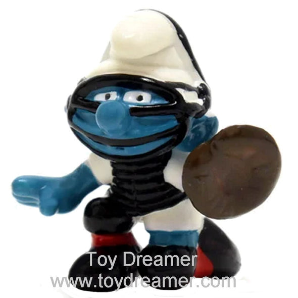 20146 Baseball Catcher Smurf Schleich Smurfs Figurine 