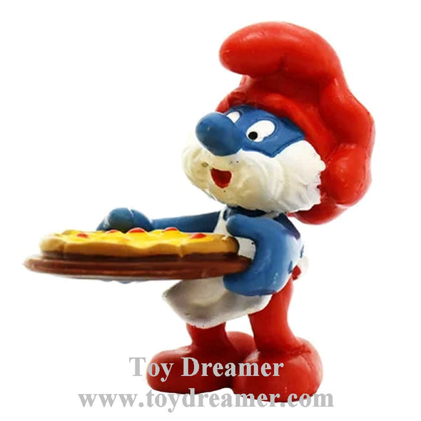 20180 Papa Pizza Smurf Schleich Smurfs Figurine 