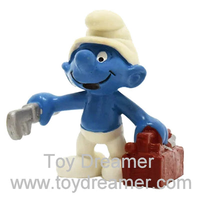 20187 Handy Plumber Smurf Schleich Smurfs Figurine 