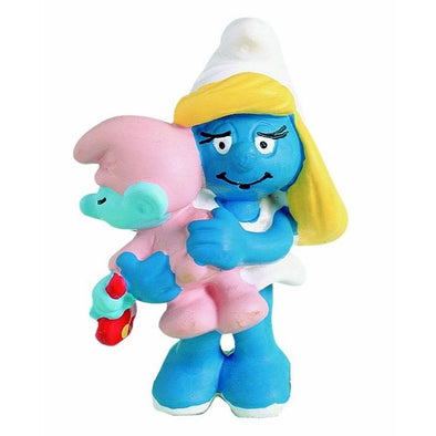 20192 Smurfette with Baby Smurfs Schleich Puffo Schtroumpf Schlümpf