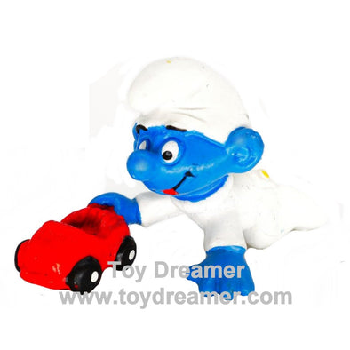 20215 Baby Smurf with Car Schleich Smurfs Figurine 