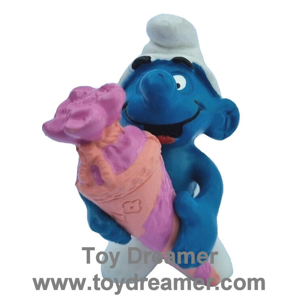 20220 Pink Surprise Cone Smurf Schleich Smurfs Figurine 