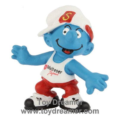 20437 Tekkno Smurf Malteser Promo Schleich Smurfs Figurine 