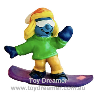 20453 Snowboarder Smurfette Smurf Schleich Smurfs Figurine 