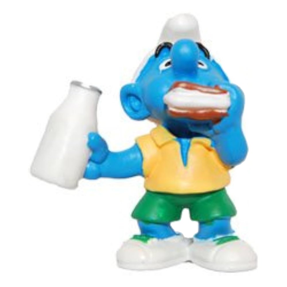 Smurf 20423 Yoga Schleich CE 1993 Figure Smurf Pitufo Puffi RARE Smurf 20423 Yoga Schleich CE 1993 Figure Smurf Pitufo Puffi RARE