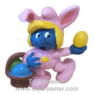 20497 Smurfette in Easter Bunnysuit Smurf Schleich Smurfs Figurine 