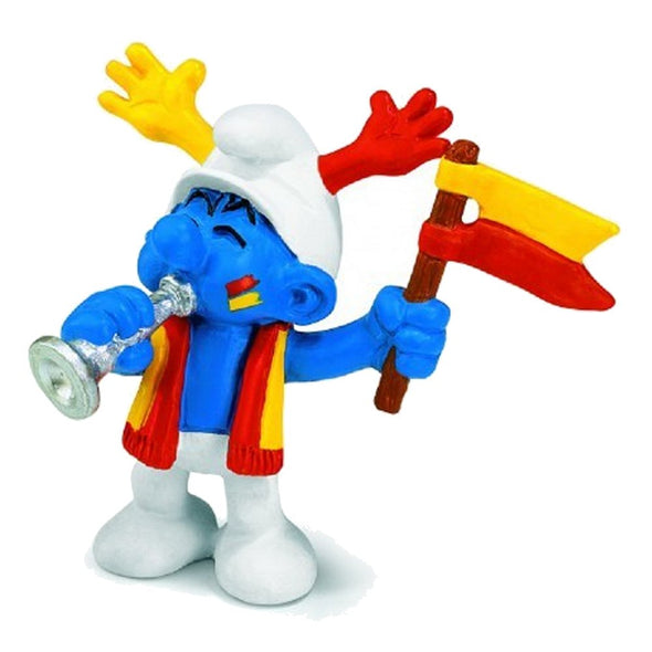 20530 Football Smurfs Fan Smurf Schleich Figurine 