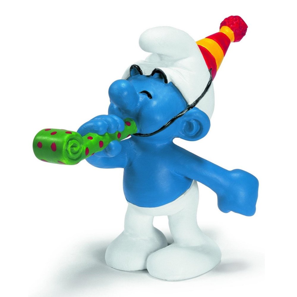 20705 Party Smurfs Party Smurf Schleich Figurine – Toy Dreamer