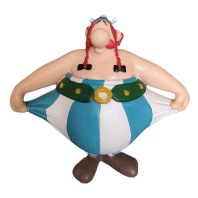 Obelix Pulling Pants Asterix Figure Plastoy Cake Topper