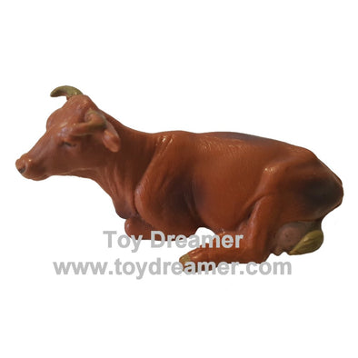 Schleich 13201 Brown Cow Laying retired farm life