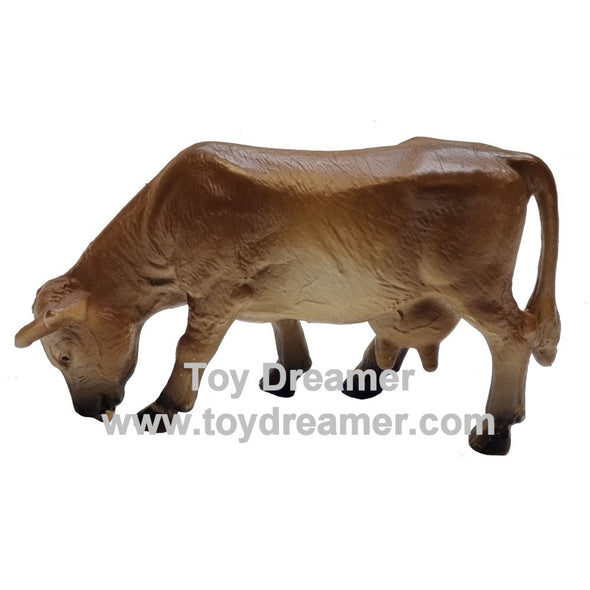 Schleich 13205 Brown Cow, grazing retired farm life figurine