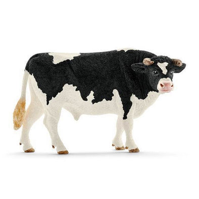 Schleich 13796 Holstein Bull farm life cow figurine retired