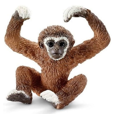 Schleich 14718 Gibbon Baby retired wild life monkey