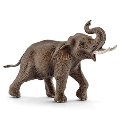 Schleich 14754 Asian Elephant male wild life figurine