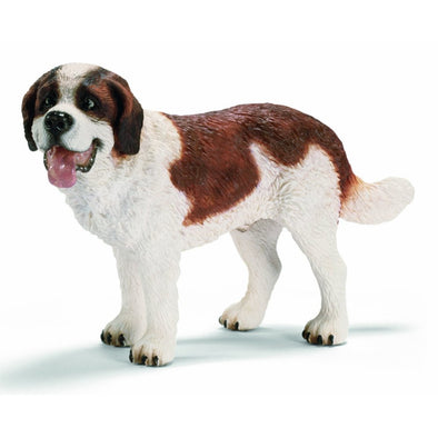 Schleich 16379 St Bernard Male rare retired farm life dog