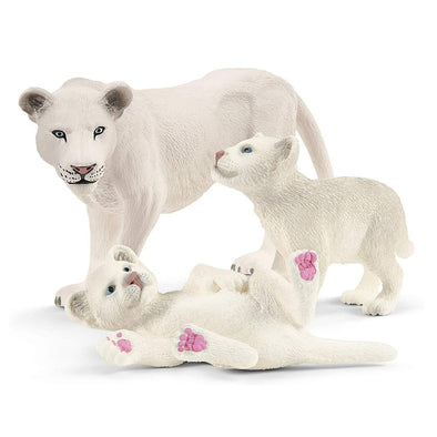 Schleich 42505 Lion Mother with Cubs wild life figure