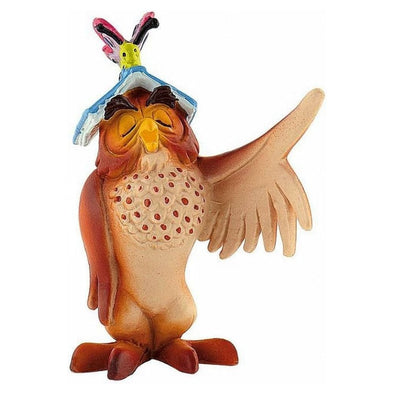 Winnie the Pooh Bullyland Owl with Book Toy Figure