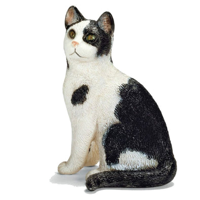 Schleich 13637 cat black and white retired figurine
