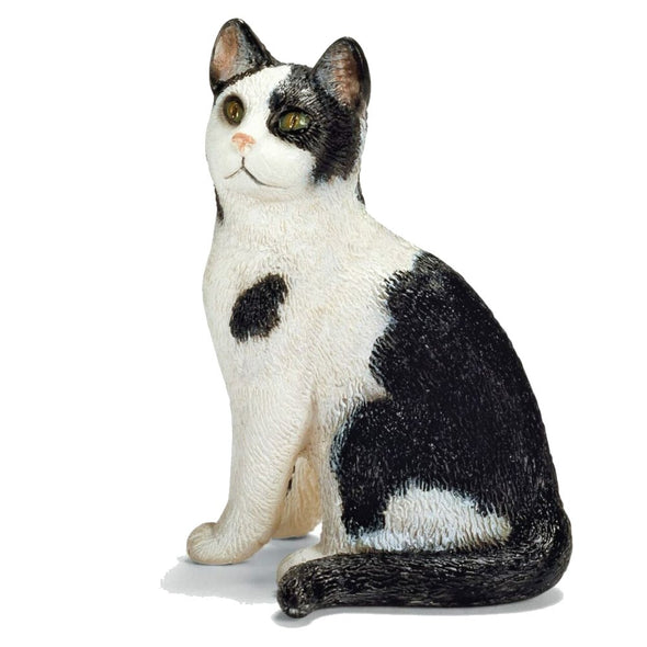 Schleich 13637 cat black and white retired figurine