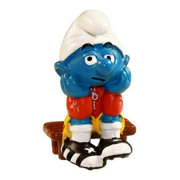 20526 Smurfs Football Benchwarmer Smurf schleich figure