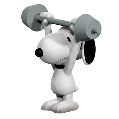 Peanuts Snoopy Cake Topper Snoopy weightlifting Toy Figurine