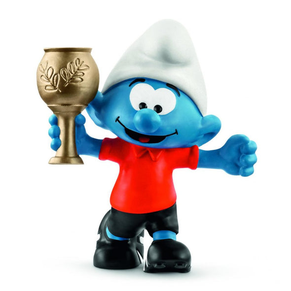 2018 Football Smurf with Trophy 20807