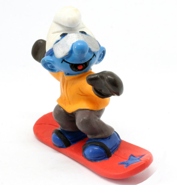 20452 Smurf Snowboarder Smurfs Figurine Schleich