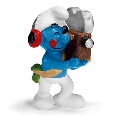 20714 Cameraman Smurf Schleich Smurfs figurine movie 