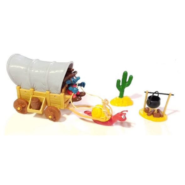 40603 Western Smurf Snail Playset Schleich Smurfs