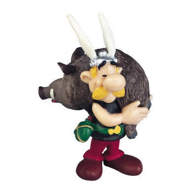 Asterix with Wild Boar Asterix Figure Plastoy Cake Topper
