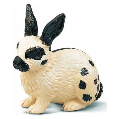 Schleich 13121 Rabbit, Black & White farm life figurine animal replica