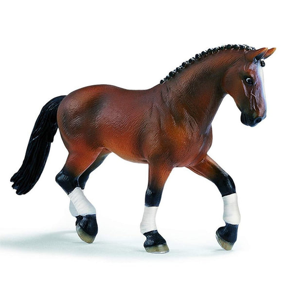 Schleich 13296 Hanoverian Mare Dressage rare retired horse farm life figure