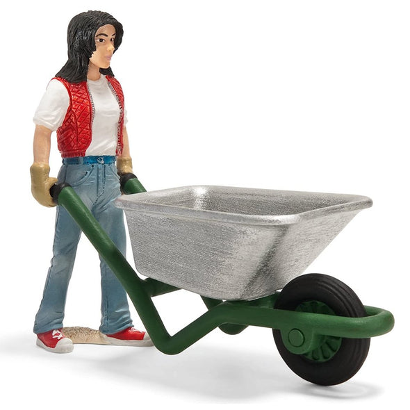 Schleich 13453 Stable Girl with Wheelbarrow
