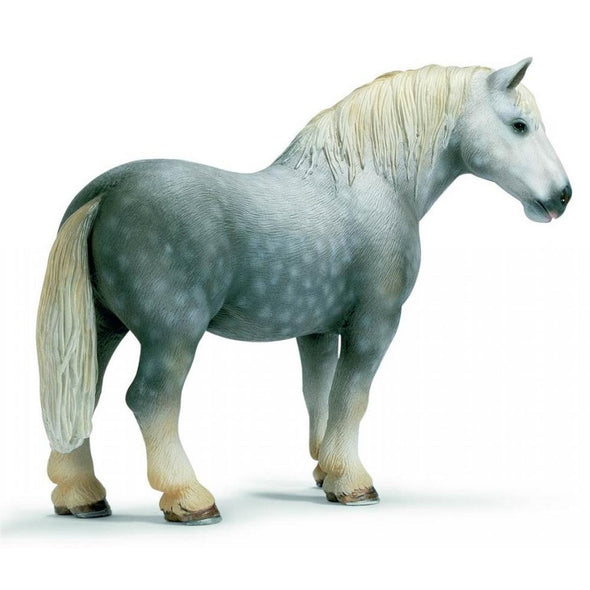 Schleich 13623 Percheron Stallion Horse retired farm life 